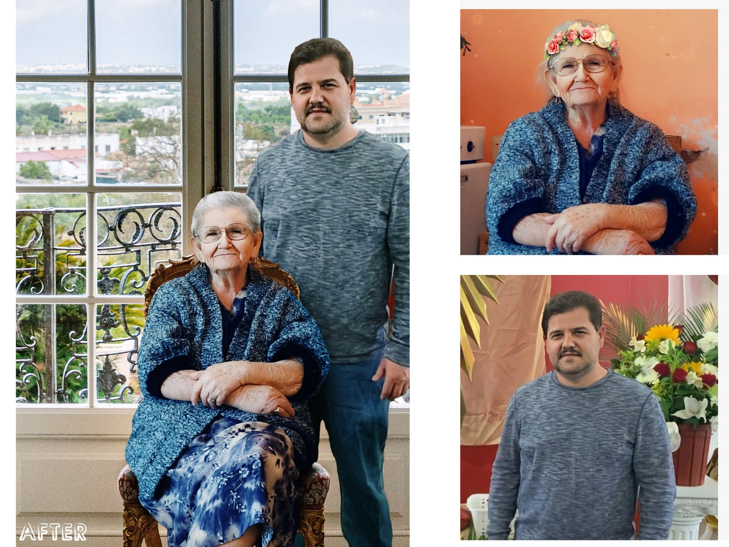 Photo Merge / Add People to Photo / Add Deceased Loved One / Family Portrait
